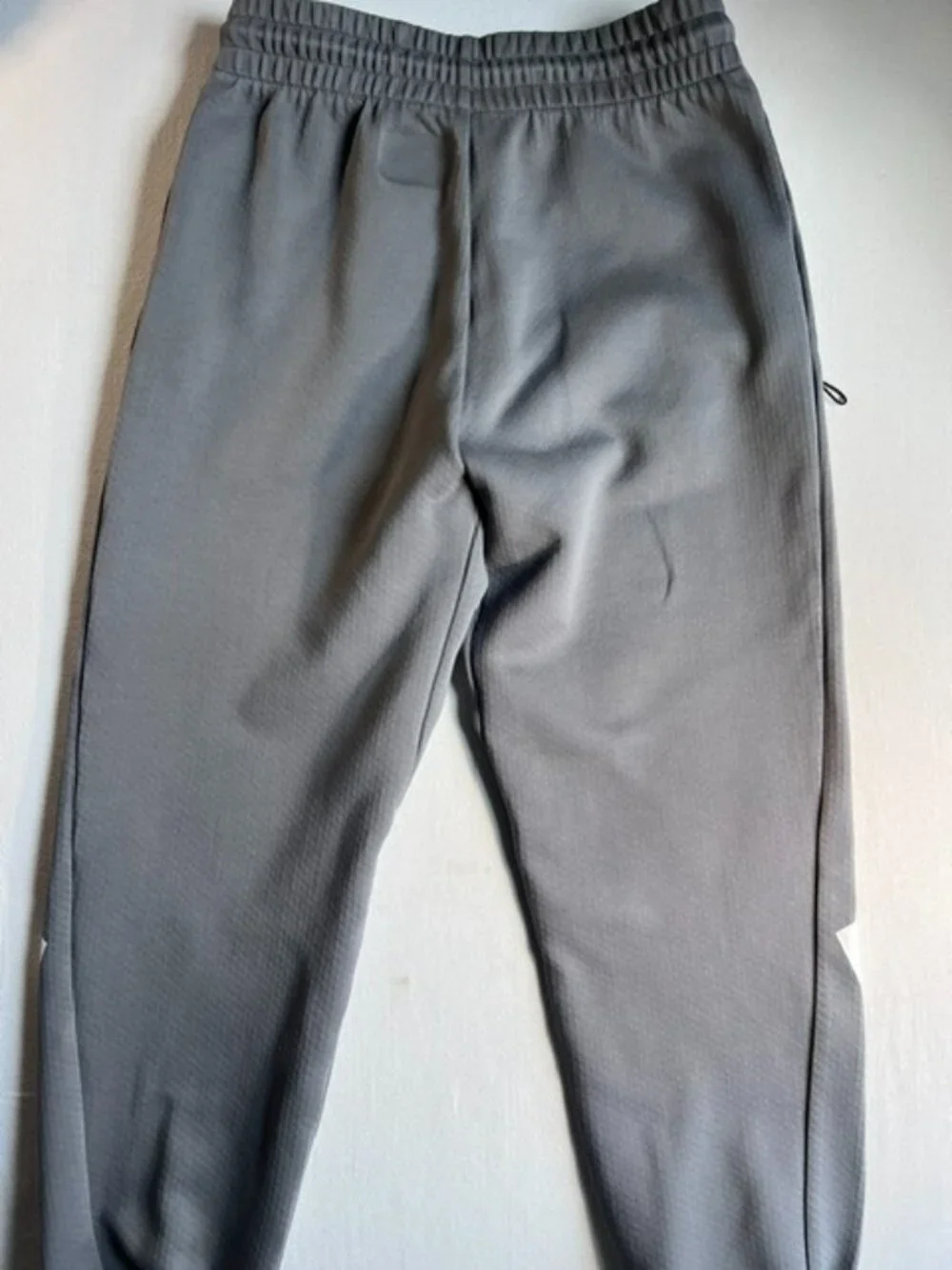 Adidas athletic performance training pants grey casual utility warm up jogger Sm